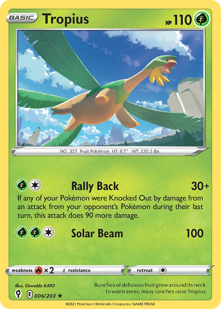 Tropius 006/203 Rare