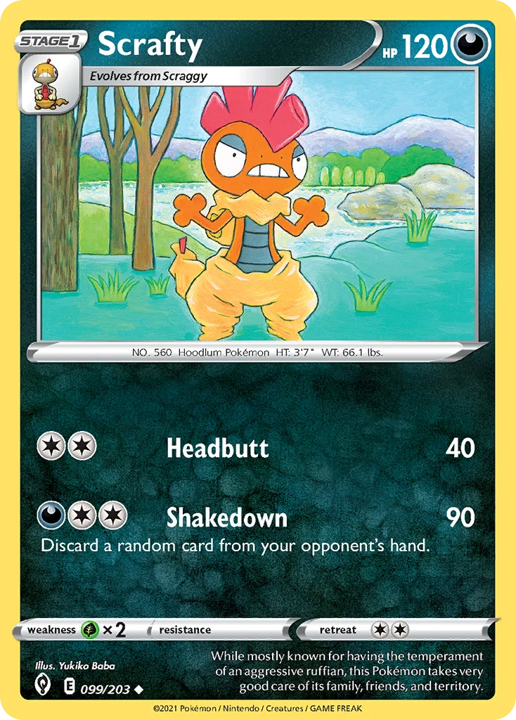 Scrafty 099/203 Uncommon