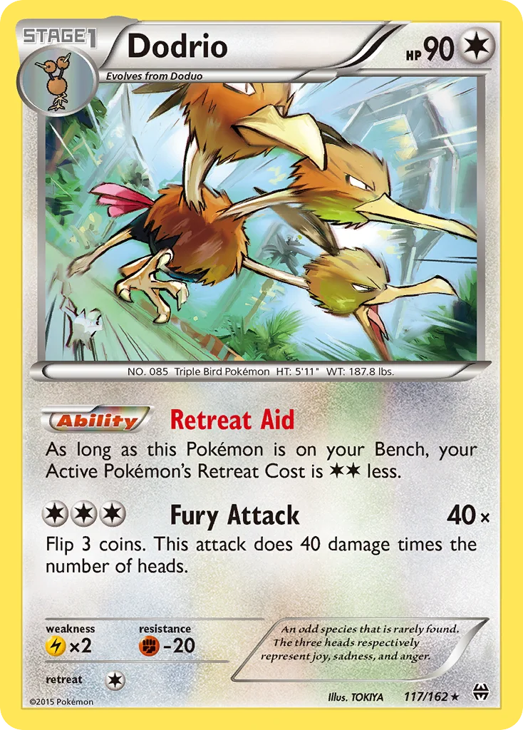Dodrio 117/162 Rare