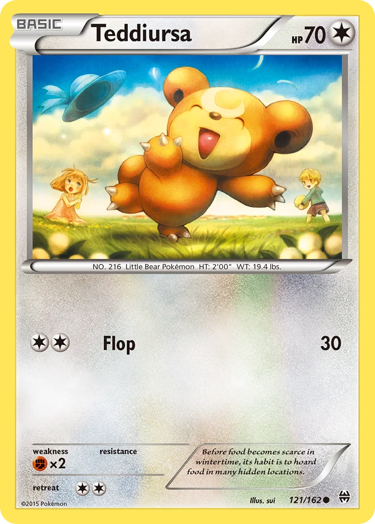 Teddiursa 121/162 Common