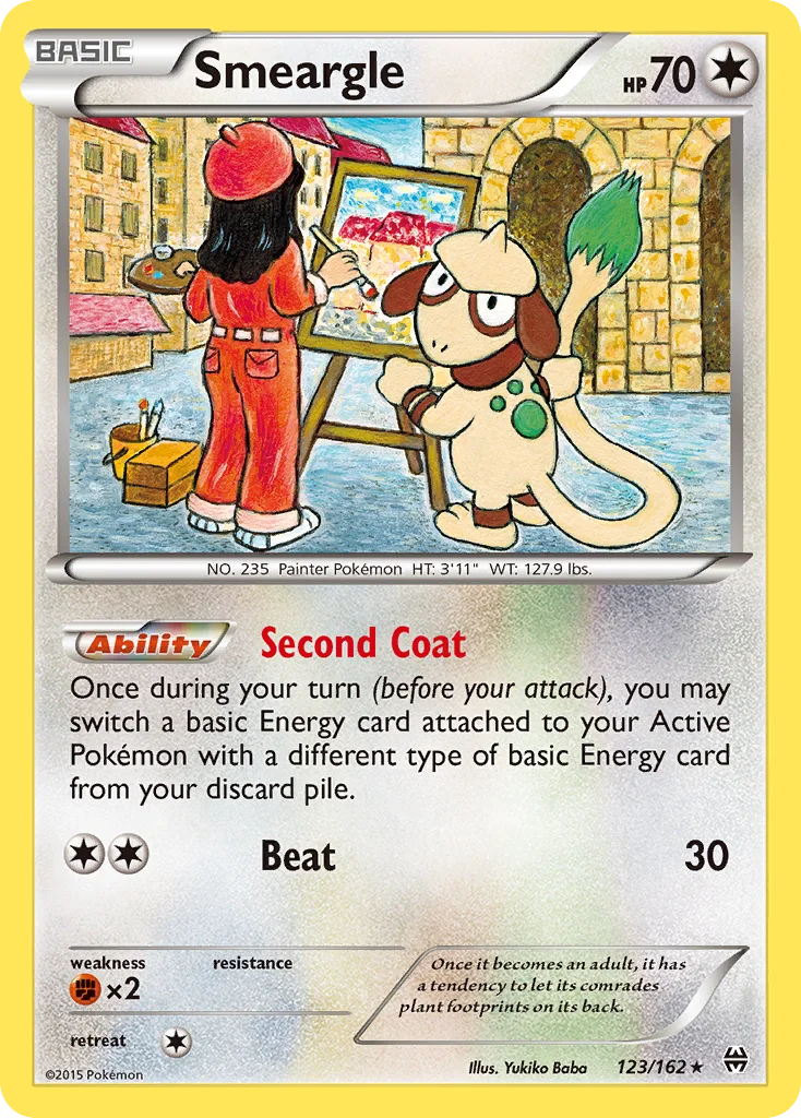 Smeargle 123/162 Rare