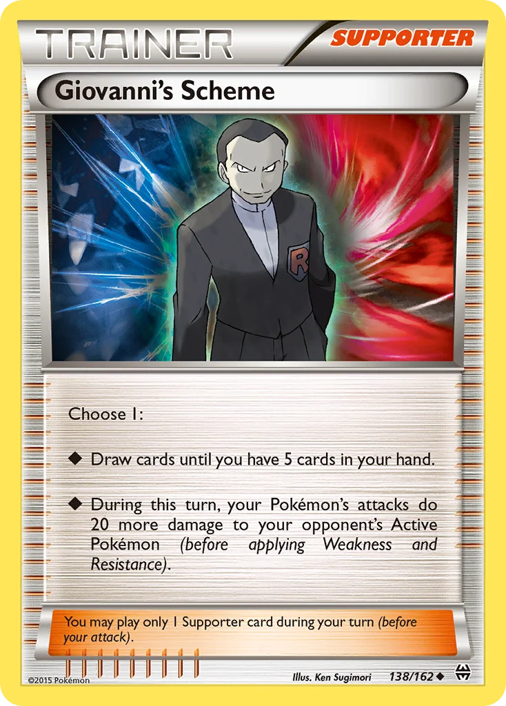 Giovanni's Scheme 138/162 Uncommon