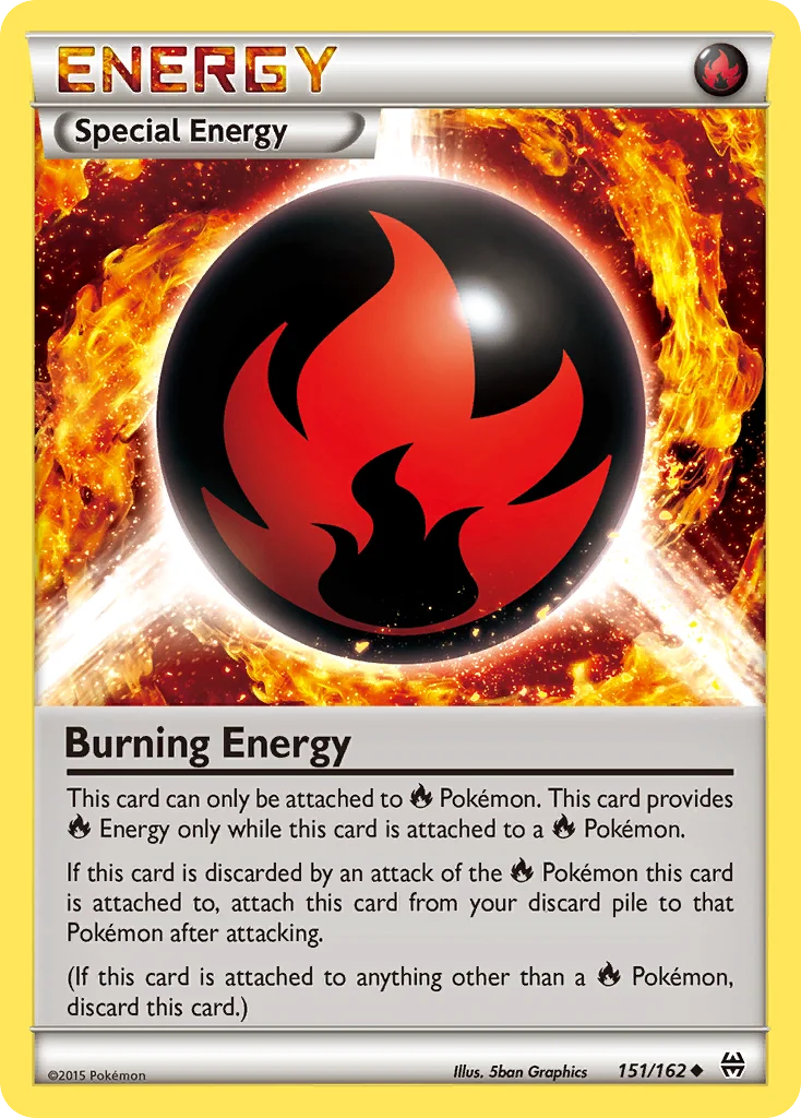 Burning Energy 151/162 Uncommon