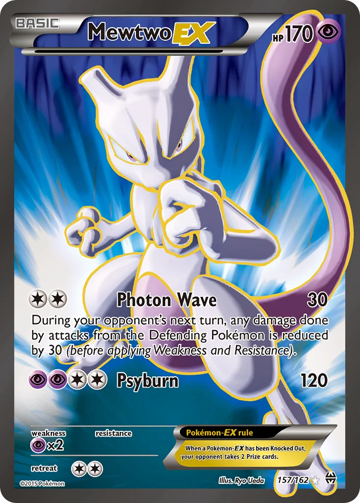 Mewtwo-EX 157/162 Rare ultra
