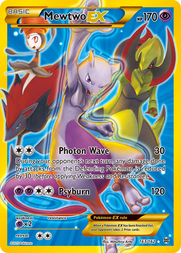 Mewtwo-EX 163/162 Rare secret