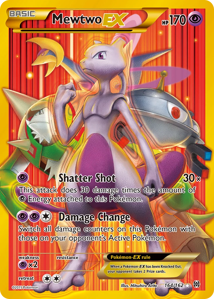 Mewtwo-EX 164/162 Rare secret