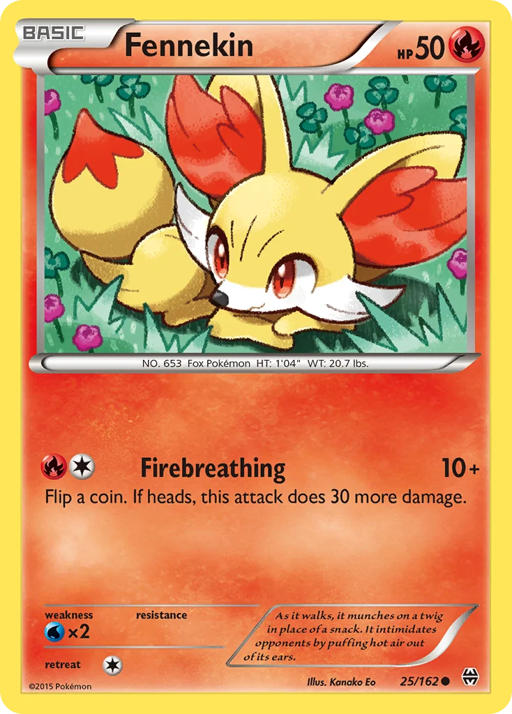 Fennekin 025/162 Common