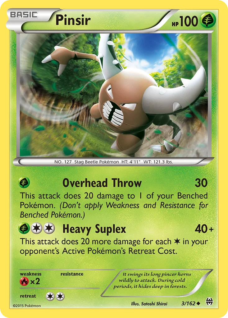 Pinsir 003/162 Uncommon