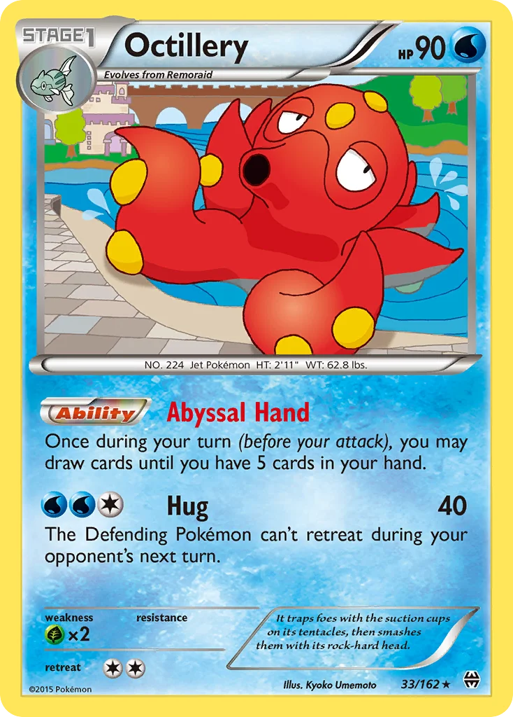 Octillery 033/162 Rare holo