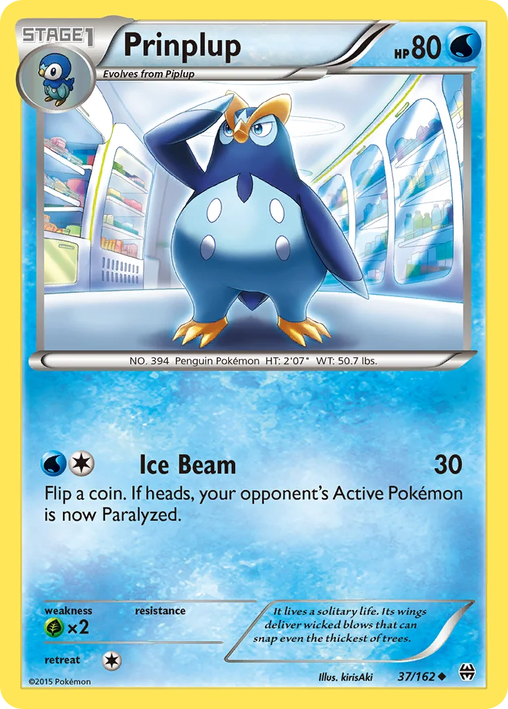 Prinplup 037/162 Uncommon