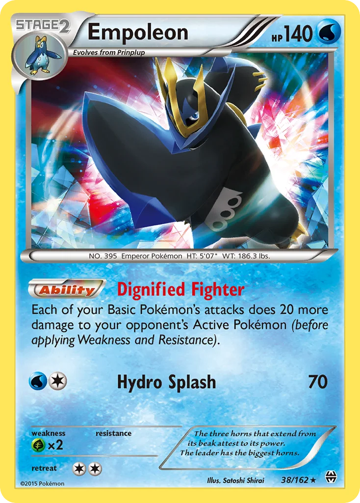 Empoleon 038/162 Rare holo