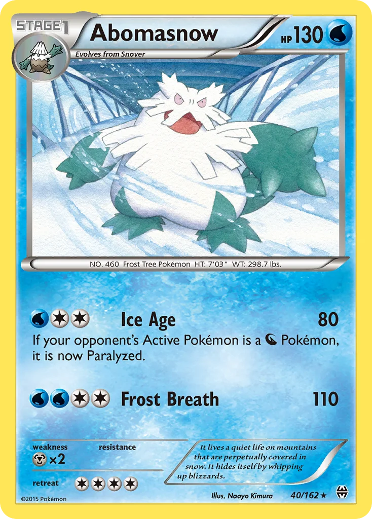 Abomasnow 040/162 Rare