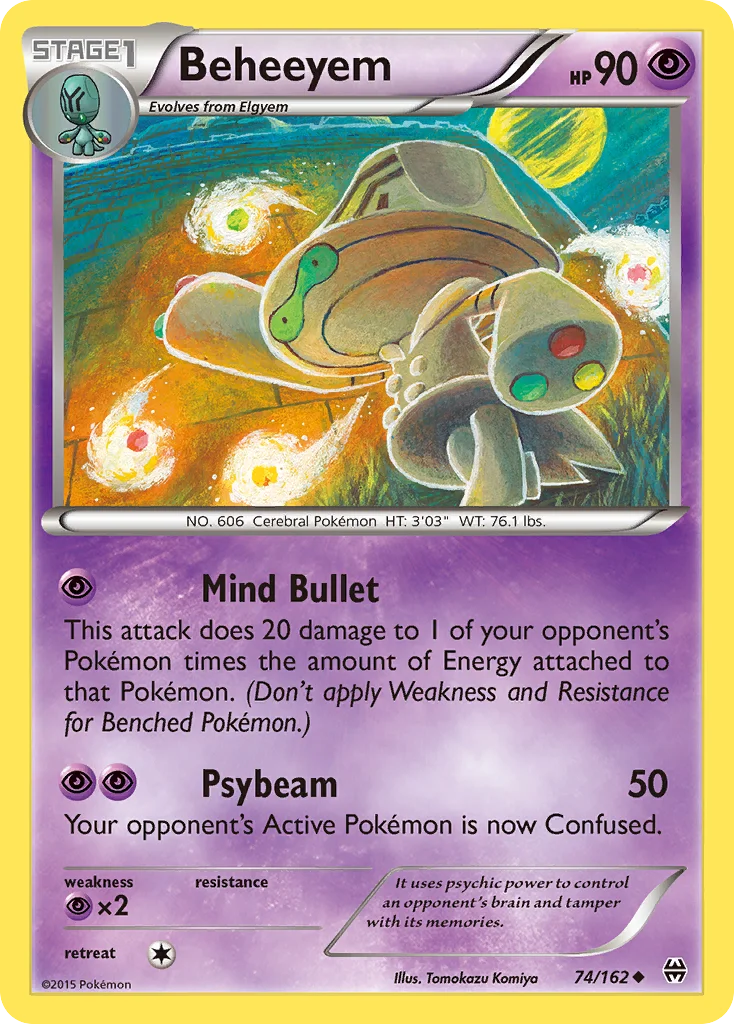 Beheeyem 074/162 Uncommon