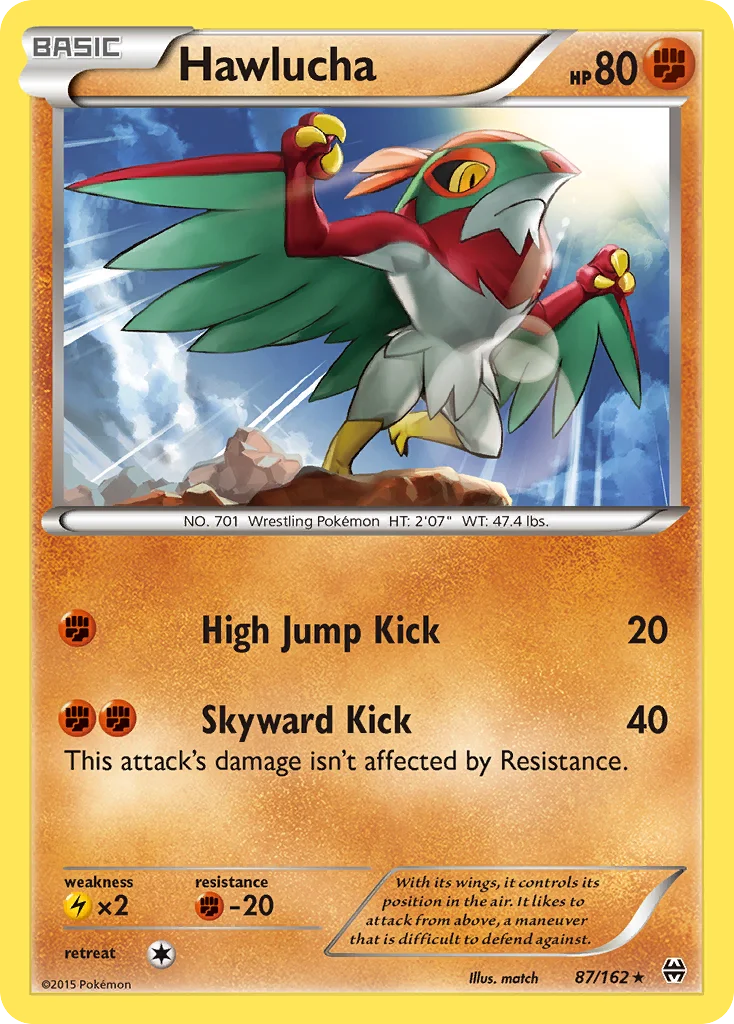 Hawlucha 087/162 Rare