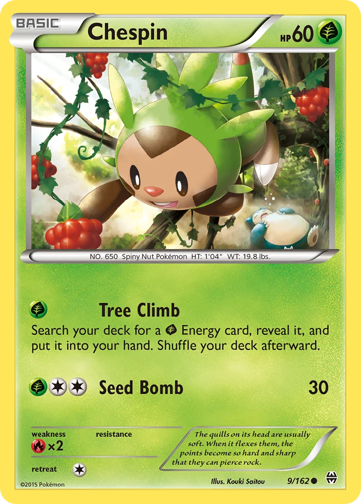 Chespin 009/162 Common