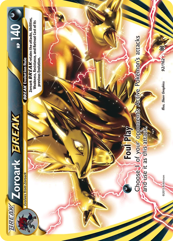Zoroark BREAK 092/162 Rare break
