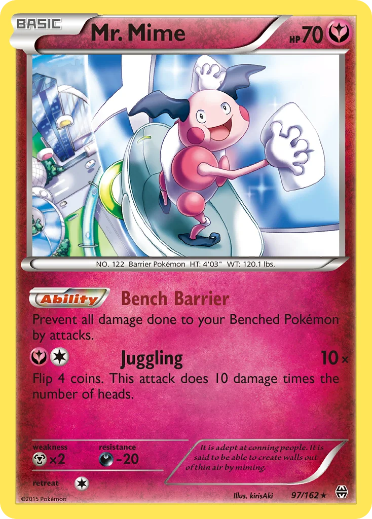 Mr. Mime 097/162 Rare