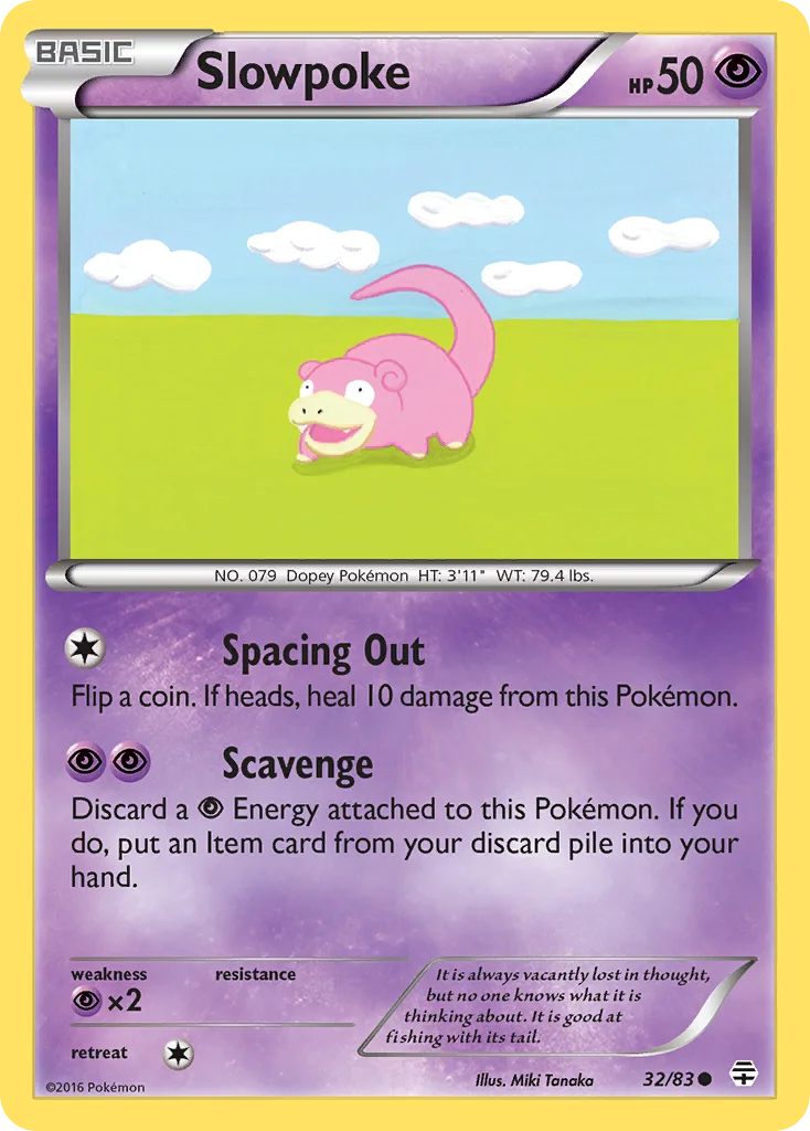 Slowpoke 032/83 Common