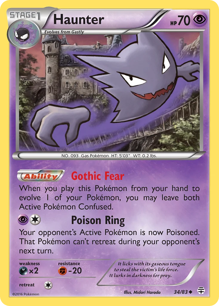 Haunter 034/83 Uncommon