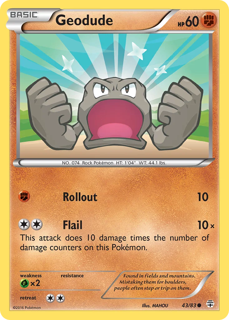 Geodude 043/83 Common