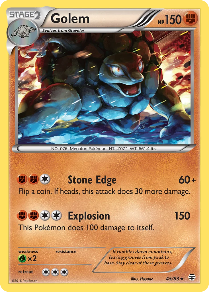Golem 045/83 Rare holo