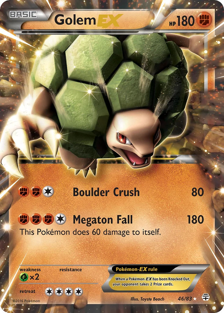 Golem-EX 046/83 Rare holo ex
