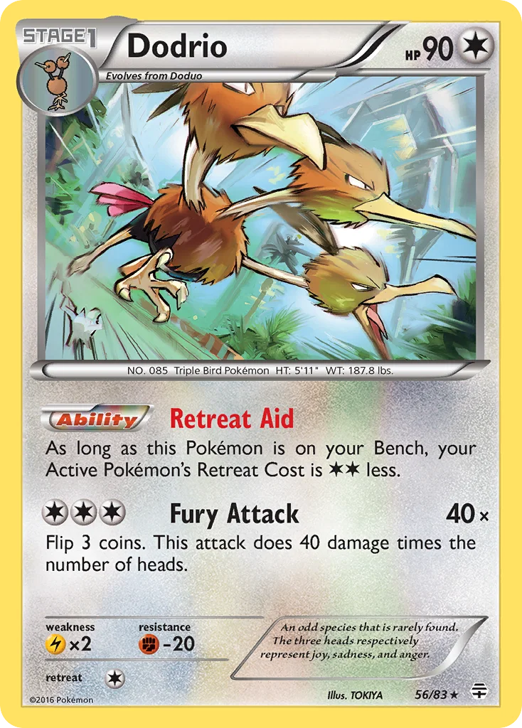 Dodrio 56/83 Rare