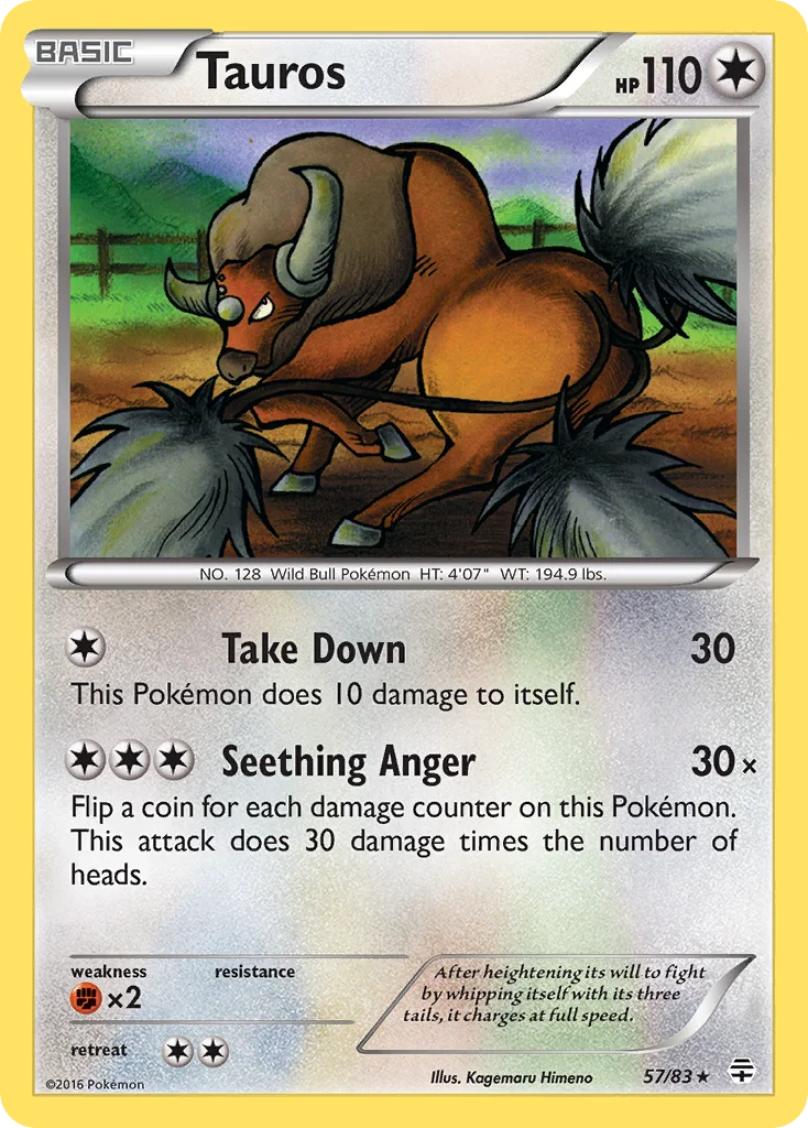 Tauros 057/83 Rare