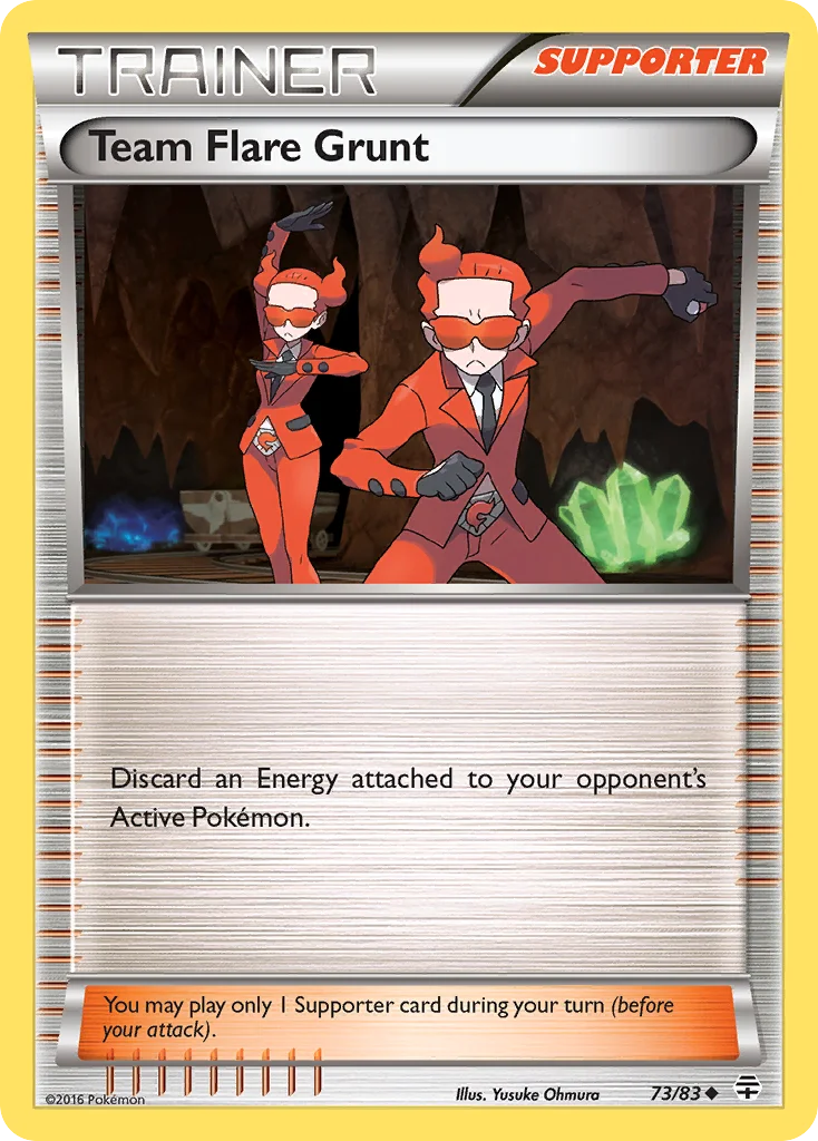 Team Flare Grunt 073/83 Uncommon
