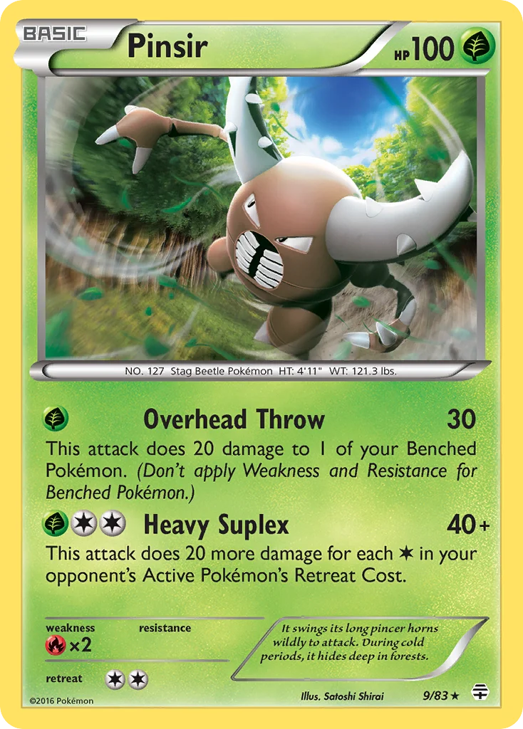 Pinsir 009/83 Rare