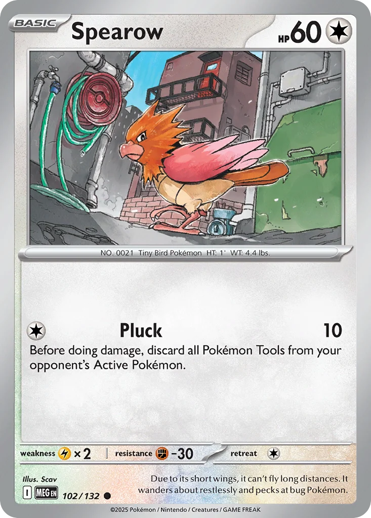 Spearow 102/132 Common
