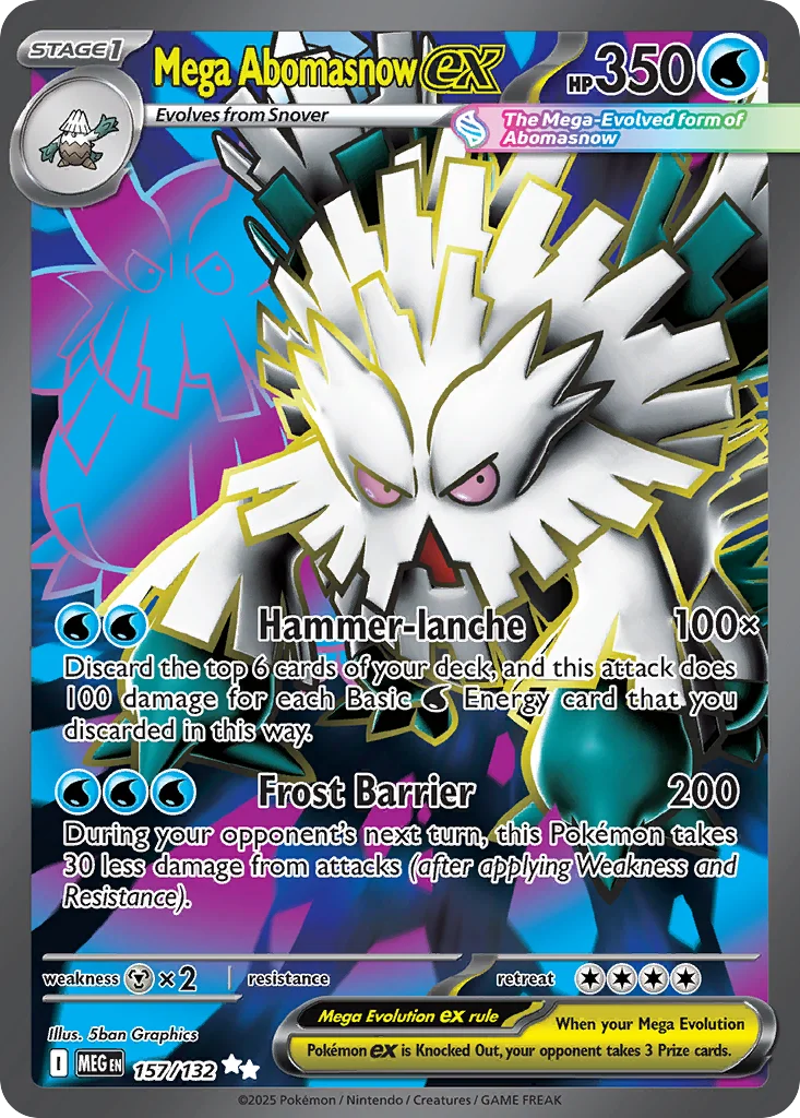 Mega Abomasnow ex 157/132 Ultra rare