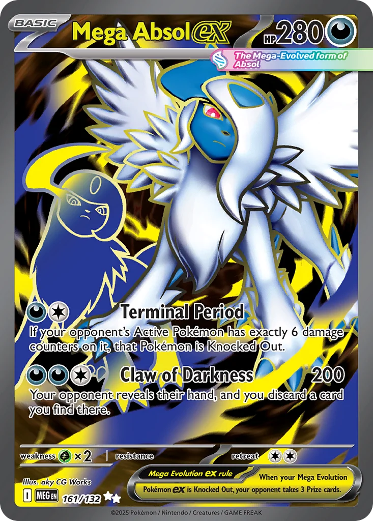 Mega Absol ex 161/132 Ultra rare