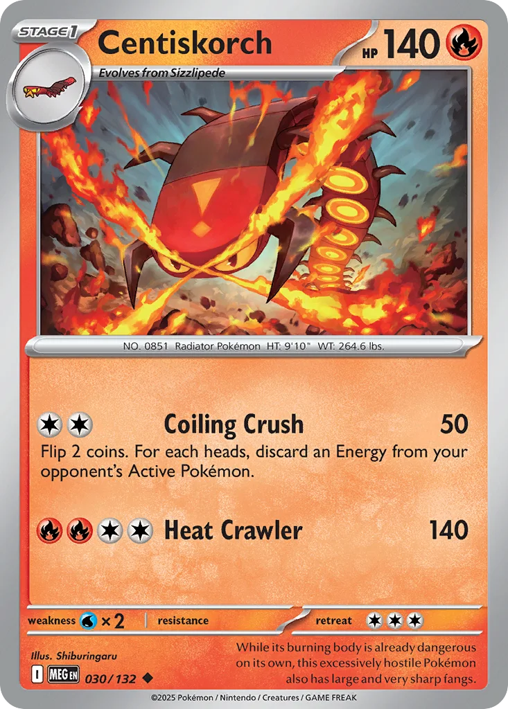 Centiskorch 030/132 Uncommon