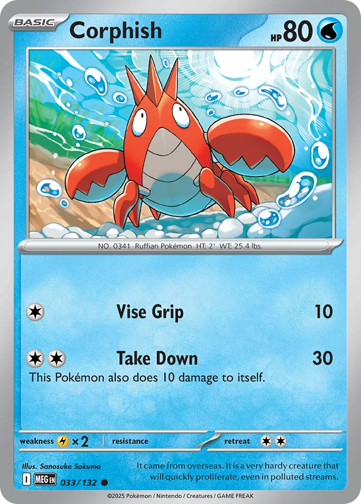 Corphish 033/132 Common