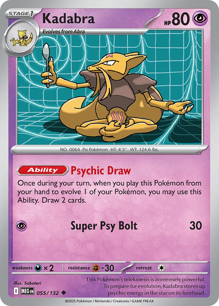 Kadabra 055/132 Uncommon