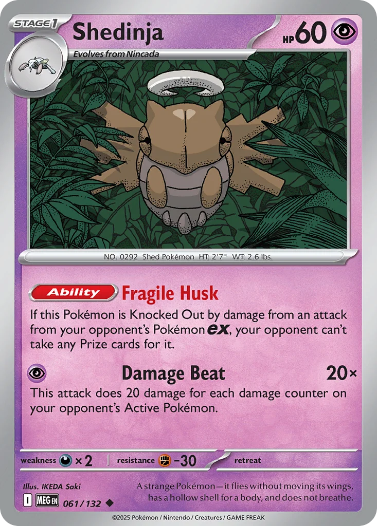 Shedinja 061/132 Uncommon