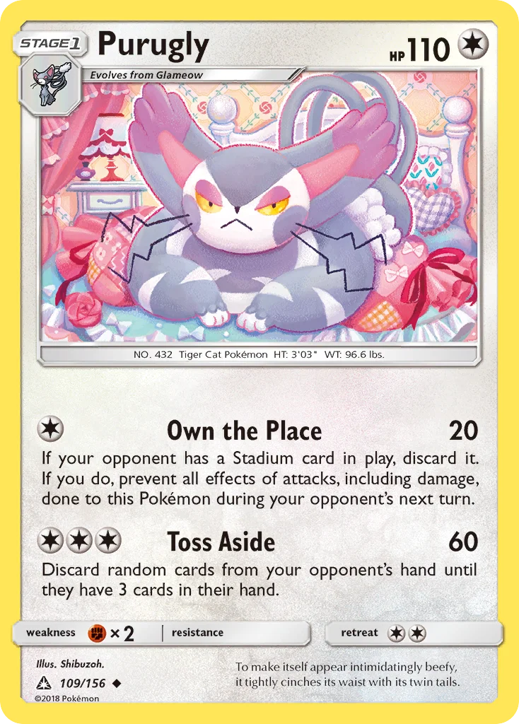 Purugly 109/156 Uncommon
