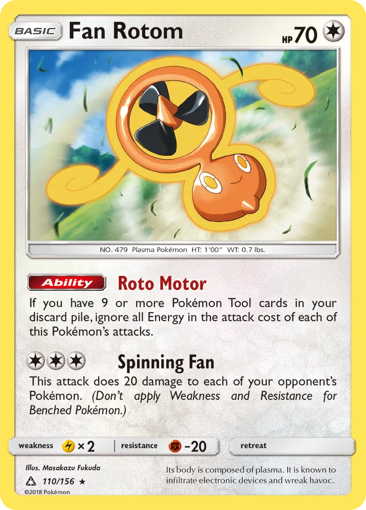 Fan Rotom 110/156 Rare
