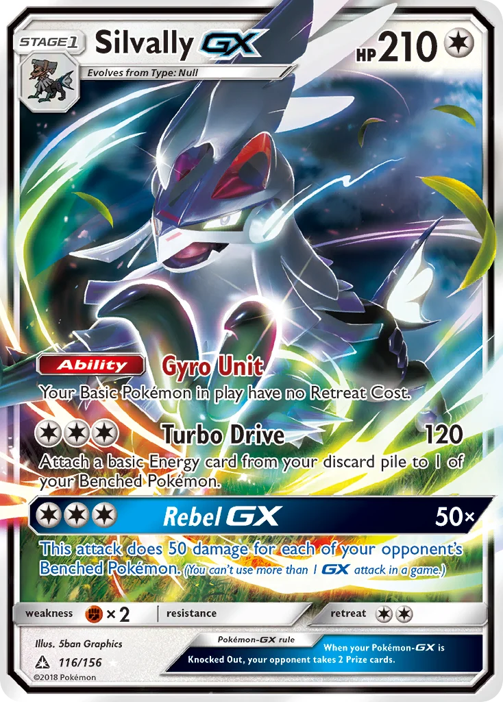 Silvally-GX 116/156 Rare holo gx