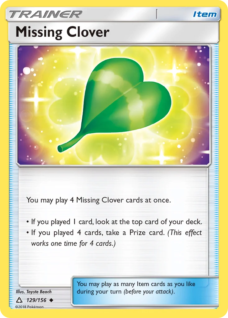Missing Clover 129/156 Uncommon