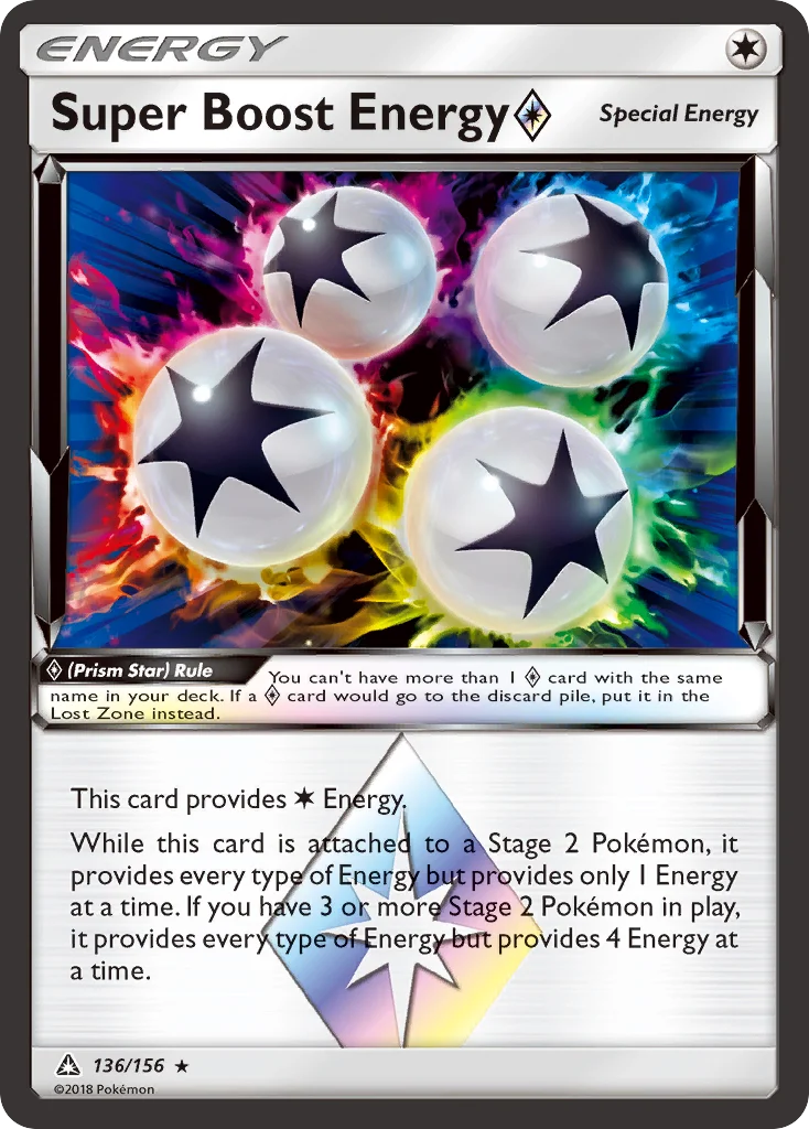 Super Boost Energy ◇ 136/156 Rare prism star