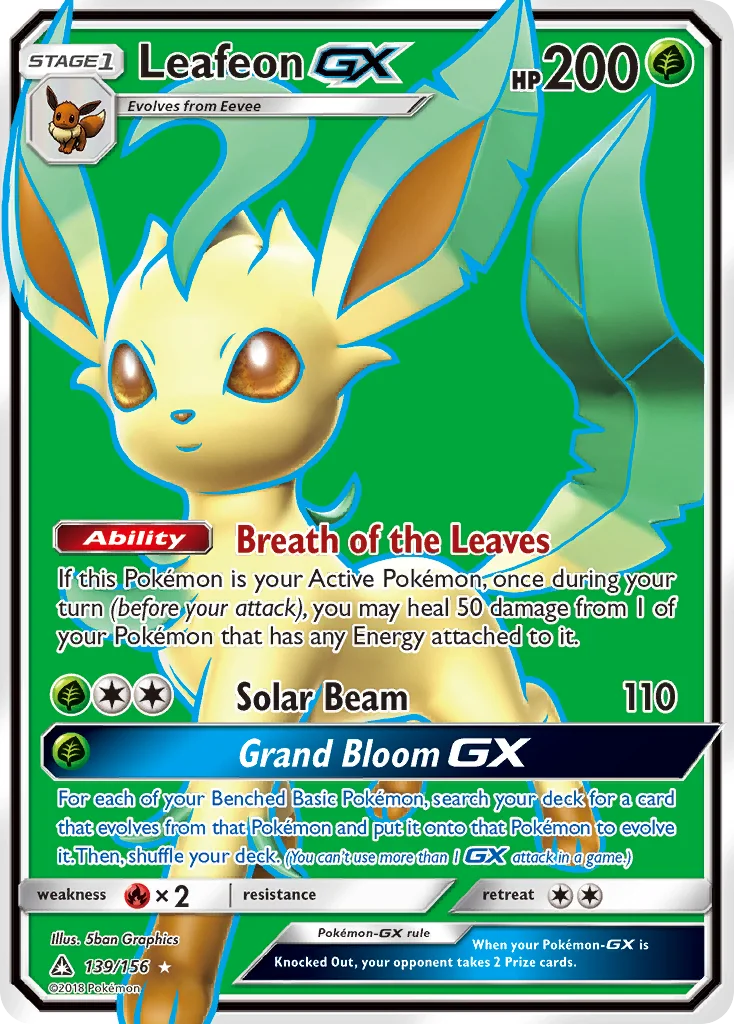 Leafeon-GX 139/156 Rare ultra