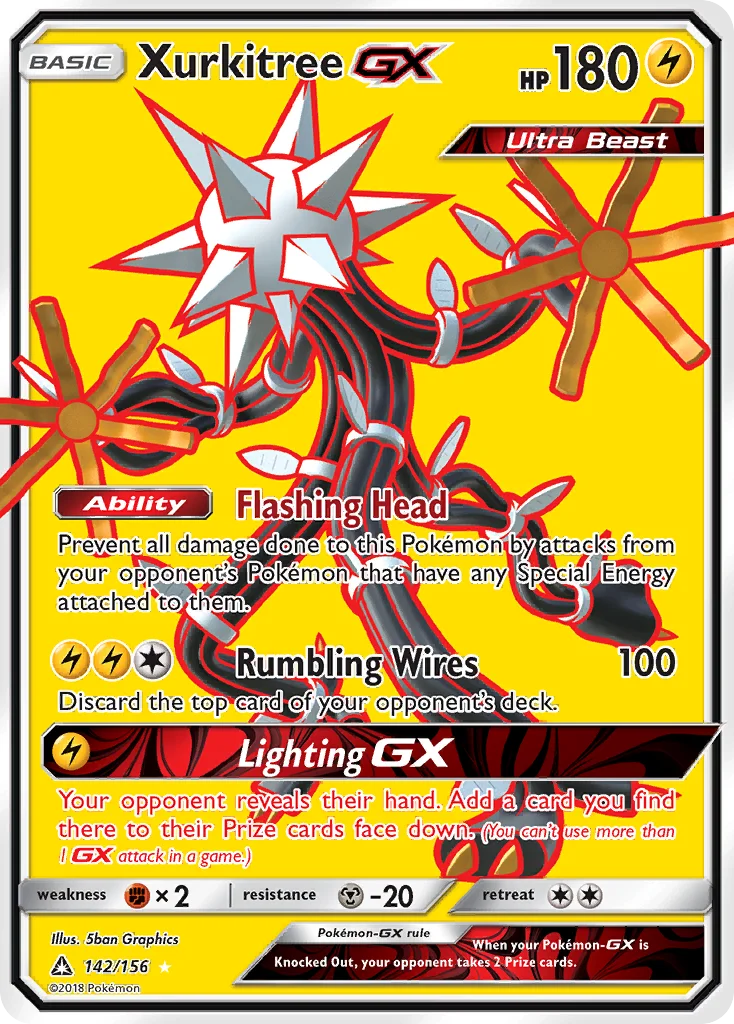 Xurkitree-GX 142/156 Rare ultra