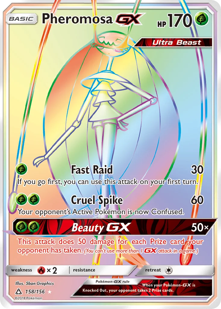 Pheromosa-GX 158/156 Rare rainbow
