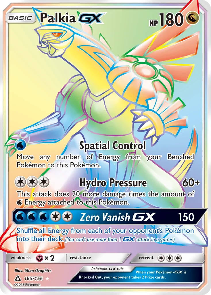 Palkia-GX 165/156 Rare rainbow