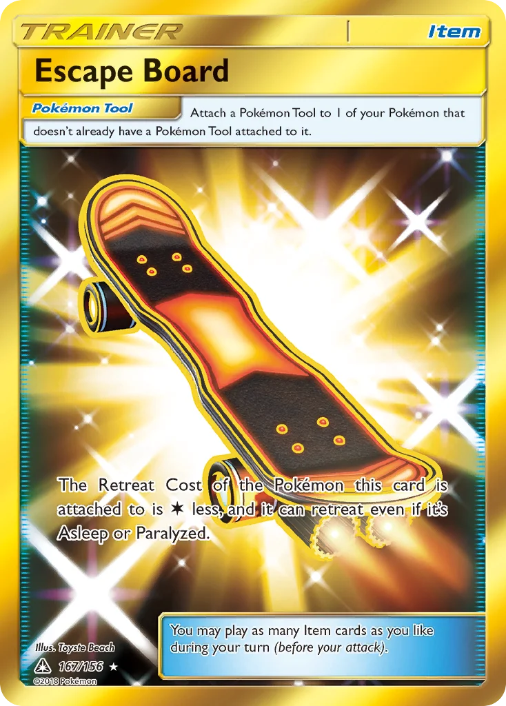 Escape Board 167/156 Rare secret