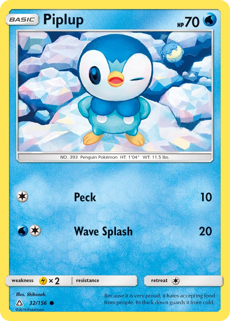 Piplup 032/156 Common
