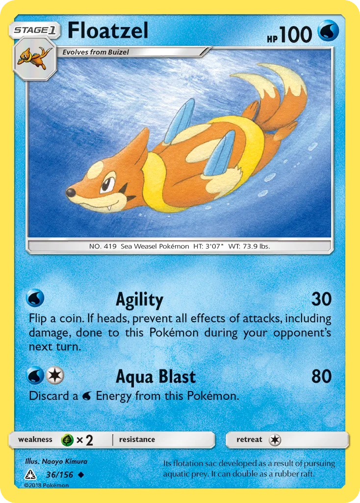 Floatzel 036/156 Uncommon