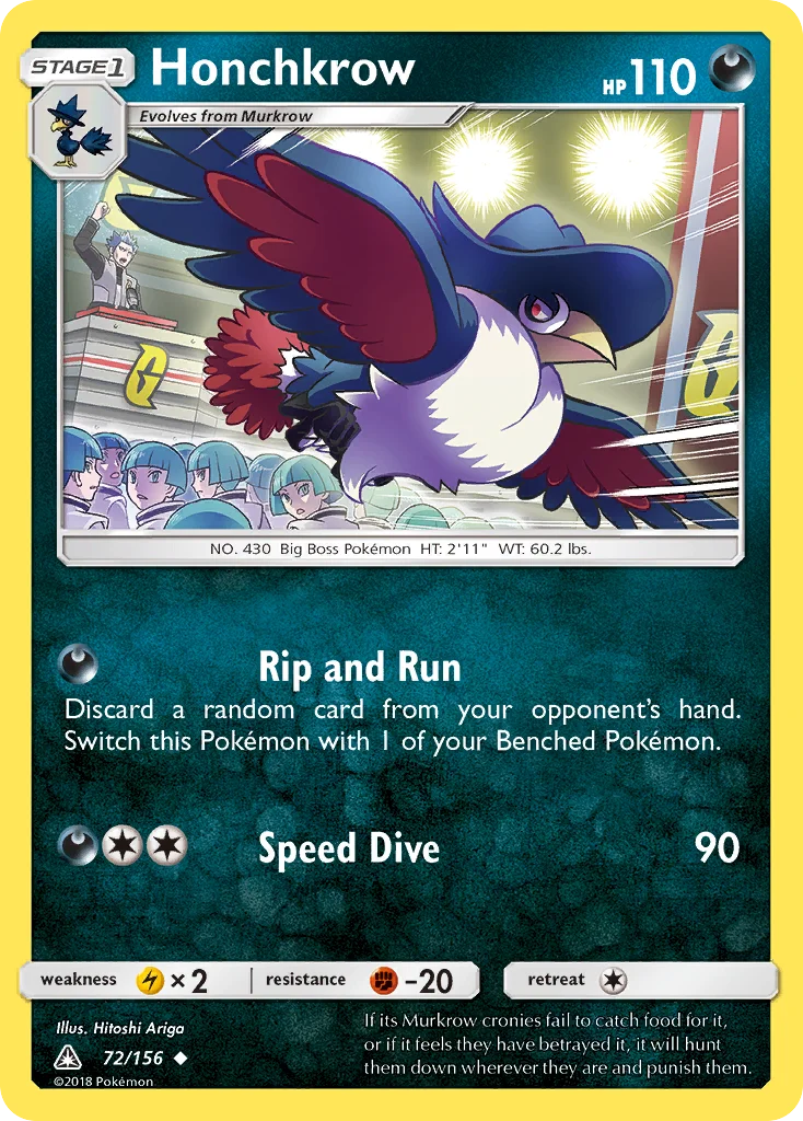 Honchkrow 072/156 Uncommon